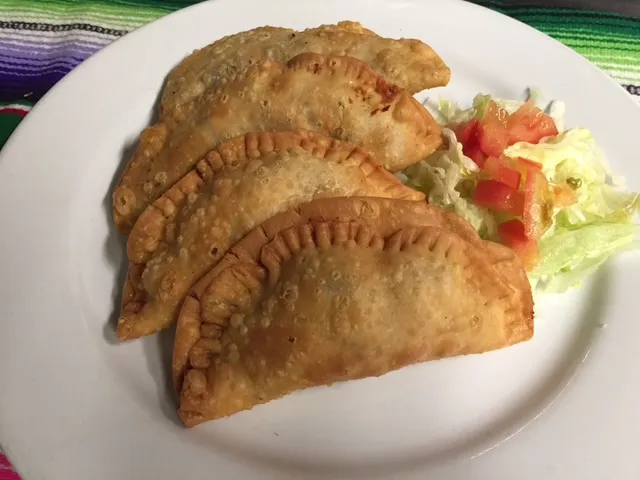 Empanadas with a side salad